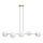 Suspension filaire FIRA 5xE27/60W/230V doré