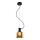 Suspension filaire FIRE 1xE27/9W/230V marron/noir