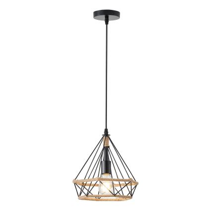 Suspension filaire FLARE 1xE27/15W/230V d. 25 cm beige