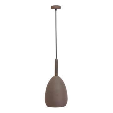 Suspension filaire FLEN 1xE27/40W/230V d. 16 cm marron