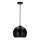 Suspension filaire FLEN 1xE27/40W/230V d. 20 cm noir