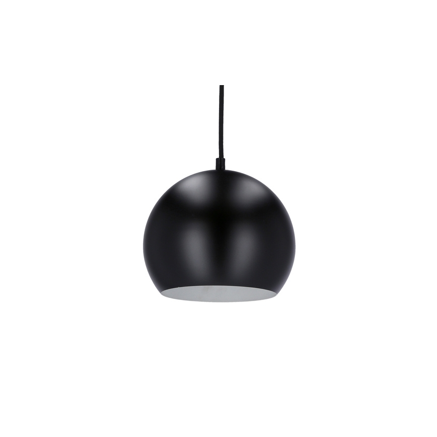 Suspension filaire FLEN 1xE27/40W/230V d. 20 cm noir