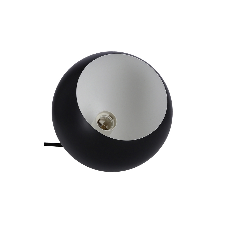 Suspension filaire FLEN 1xE27/40W/230V d. 20 cm noir