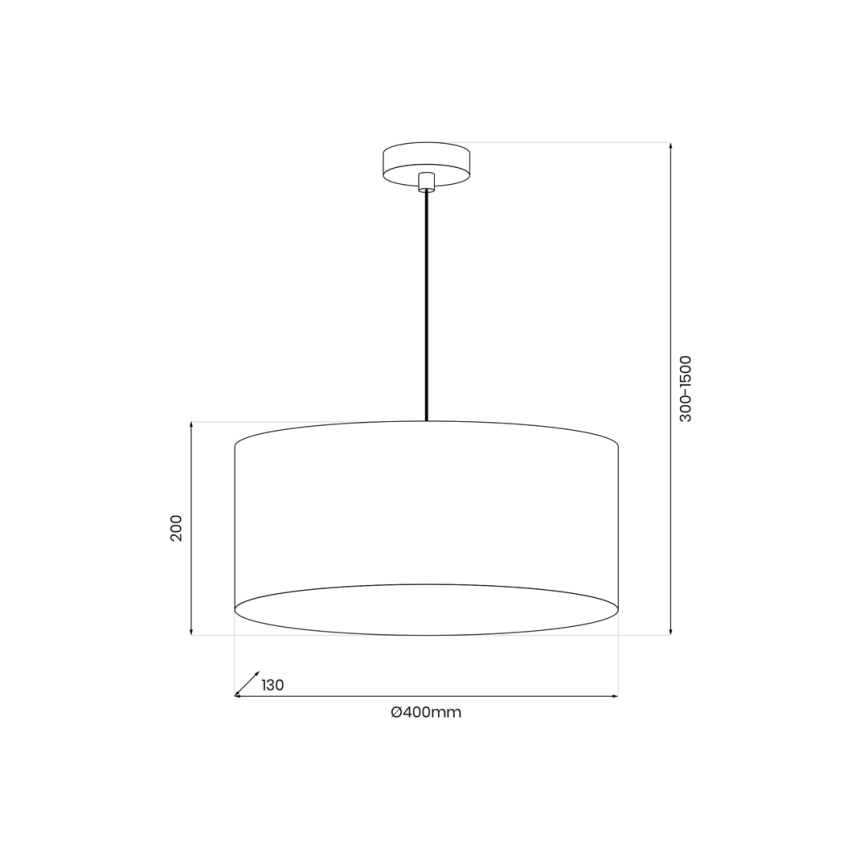 Suspension filaire FLEUR 1xE27/15W/230V doré