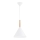 Suspension filaire FUKS 1xE27/15W/230V blanc/beige