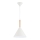 Suspension filaire FUKS 1xE27/15W/230V crème/beige