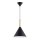 Suspension filaire FUKS 1xE27/15W/230V noir/beige