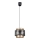 Suspension filaire GABI 1xE27/60W/230V dorée/noire d. 20 cm