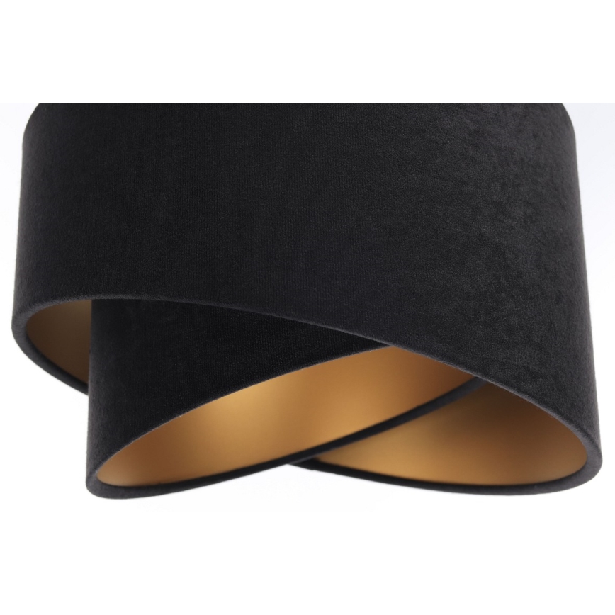 Suspension filaire GALAXY 3xE27/60W/230V noir/gold