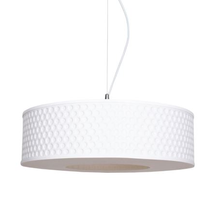 Suspension filaire GARDA 1xE27/60W/230V d. 40 cm blanc
