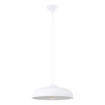 Suspension filaire GINA 1xE27/15W/230V d. 38 cm blanc