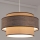 Suspension filaire GRACE 1xE27/60W/230V beige/marron