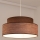Suspension filaire GRACE 1xE27/60W/230V d. 40 cm marron/beige