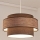 Suspension filaire GRACE 1xE27/60W/230V marron/beige