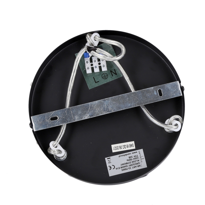 Suspension filaire GRENIKO 3xE14/40W/230V