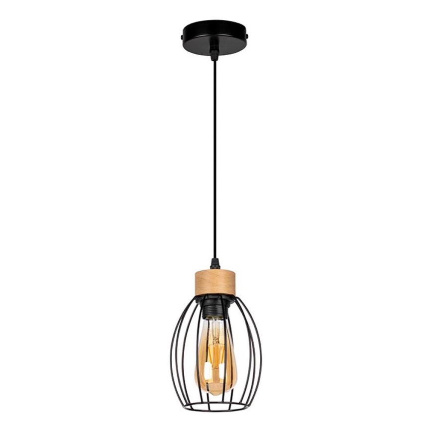 Suspension filaire GUNNAR 1xE27/60W/230V chêne