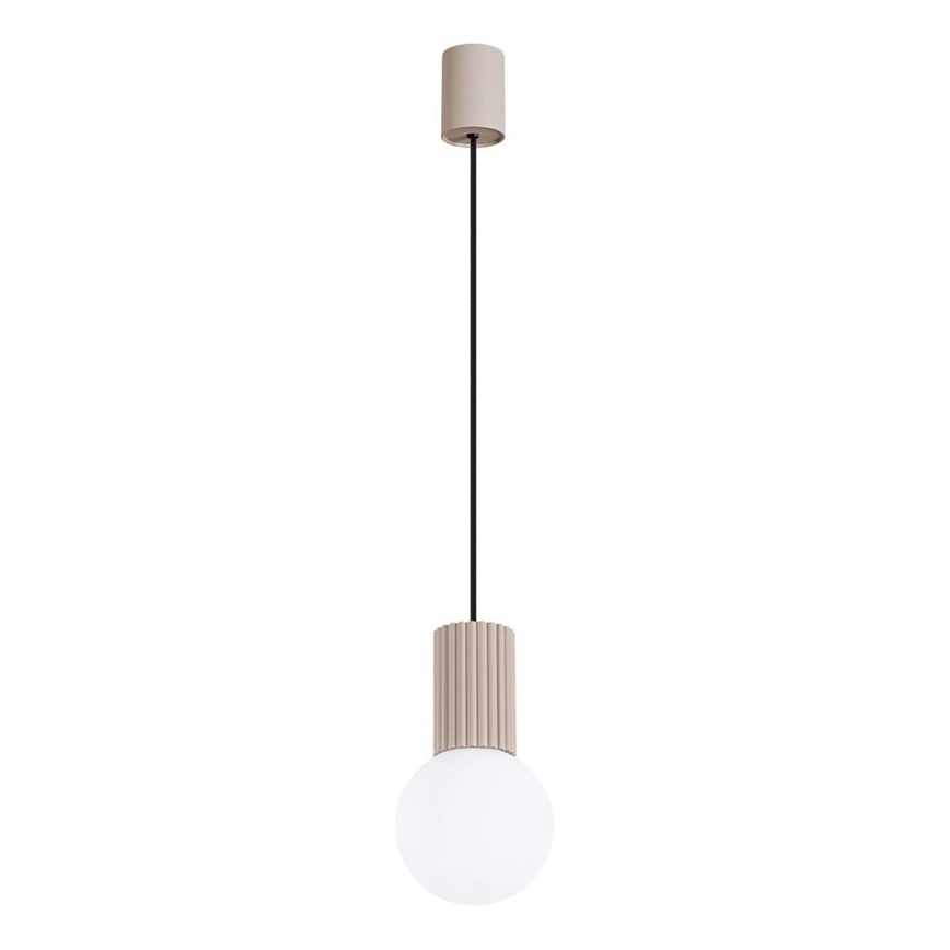 Suspension filaire HALO 1xG9/8W/230V d. 12 cm beige