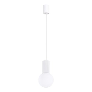 Suspension filaire HALO 1xG9/8W/230V d. 12 cm blanc