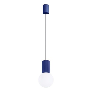 Suspension filaire HALO 1xG9/8W/230V d. 12 cm bleu