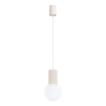 Suspension filaire HALO 1xG9/8W/230V d. 12 cm crème