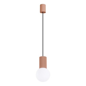 Suspension filaire HALO 1xG9/8W/230V d. 12 cm marron
