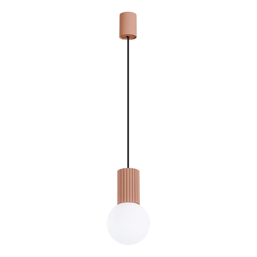 Suspension filaire HALO 1xG9/8W/230V d. 12 cm marron