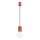 Suspension filaire HALO 1xG9/8W/230V d. 12 cm orange