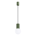 Suspension filaire HALO 1xG9/8W/230V d. 12 cm vert
