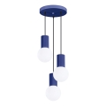 Suspension filaire HALO 3xG9/8W/230V d. 25 cm bleu