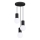 Suspension filaire HALO 3xG9/8W/230V d. 25 cm noir