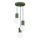 Suspension filaire HALO 3xG9/8W/230V d. 25 cm vert