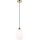 Suspension filaire HARMA 1xE27/15W/230V d. 14 cm blanc/doré