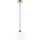 Suspension filaire HARMA 1xE27/15W/230V d. 20 cm blanc/doré