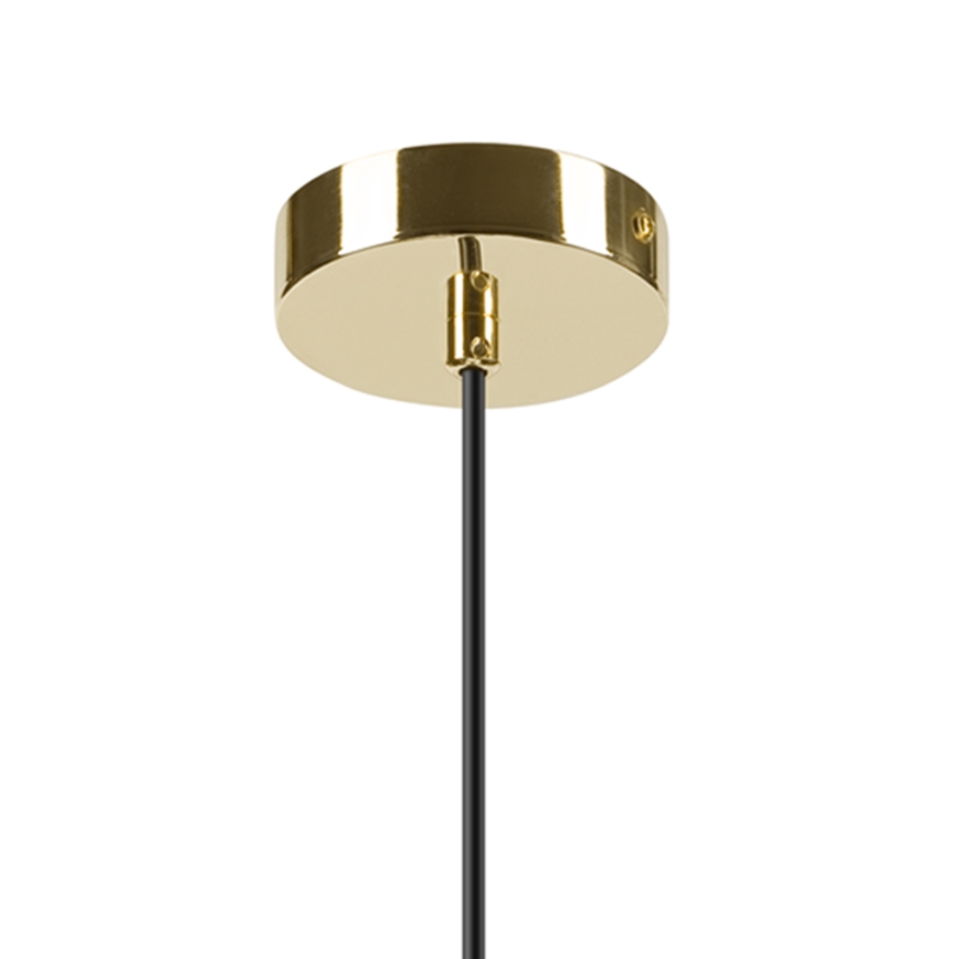 Suspension filaire HARMA 1xE27/15W/230V d. 20 cm blanc/doré