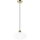 Suspension filaire HARMA 1xE27/15W/230V d. 25 cm blanc/doré