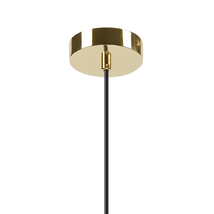 Suspension filaire HARMA 1xE27/15W/230V d. 25 cm blanc/doré