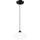 Suspension filaire HARMA 1xE27/15W/230V d. 25 cm blanc/noir