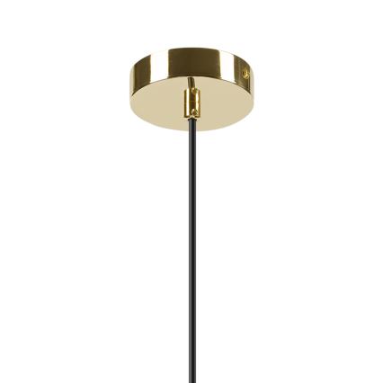 Suspension filaire HARMA 1xE27/15W/230V d. 30 cm blanc/doré
