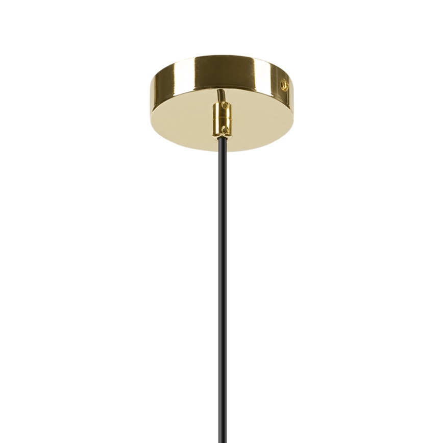 Suspension filaire HARMA 1xE27/15W/230V d. 30 cm blanc/doré