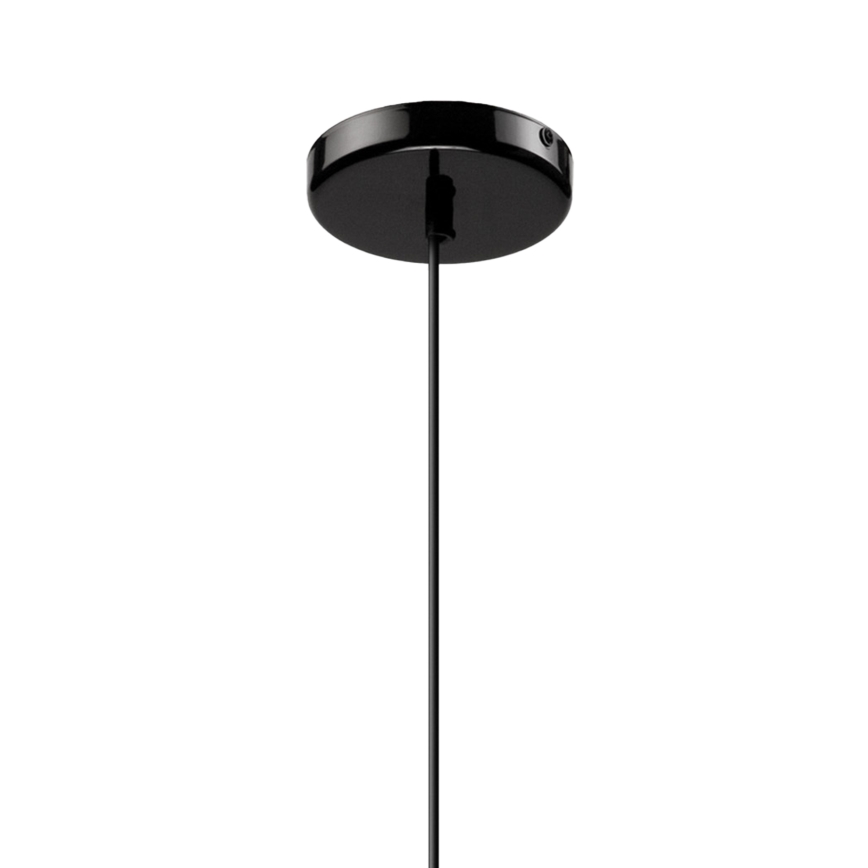 Suspension filaire HARMA 1xE27/15W/230V d. 30 cm blanc/noir