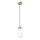 Suspension filaire HARMONY 1xE27/15W/230V d. 14 cm blanc/chêne