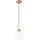 Suspension filaire HARMONY 1xE27/15W/230V d. 20 cm blanc/chêne