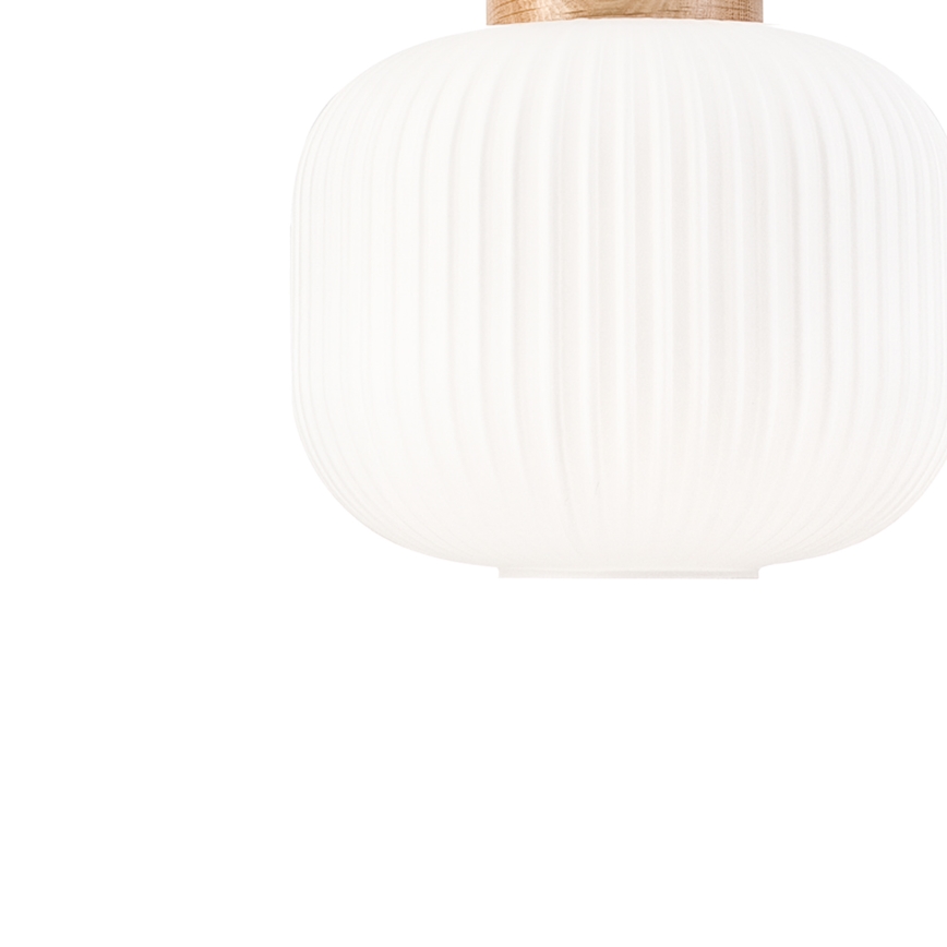 Suspension filaire HARMONY 1xE27/15W/230V d. 20 cm blanc/chêne