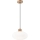 Suspension filaire HARMONY 1xE27/15W/230V d. 30 cm blanc/chêne