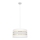 Suspension filaire HELEN 1xE27/15W/230V diam. 40 cm blanc/doré