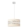 Suspension filaire HELEN 1xE27/15W/230V diam. 40 cm crème/doré