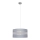 Suspension filaire HELEN 1xE27/15W/230V diam. 40 cm gris/argent