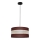 Suspension filaire HELEN 1xE27/15W/230V diam. 40 cm marron/noir/doré