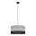 Suspension filaire HELEN 1xE27/15W/230V diam. 40 cm noir/gris/doré