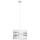 Suspension filaire HELEN 1xE27/60W/230V diam. 35 cm blanc